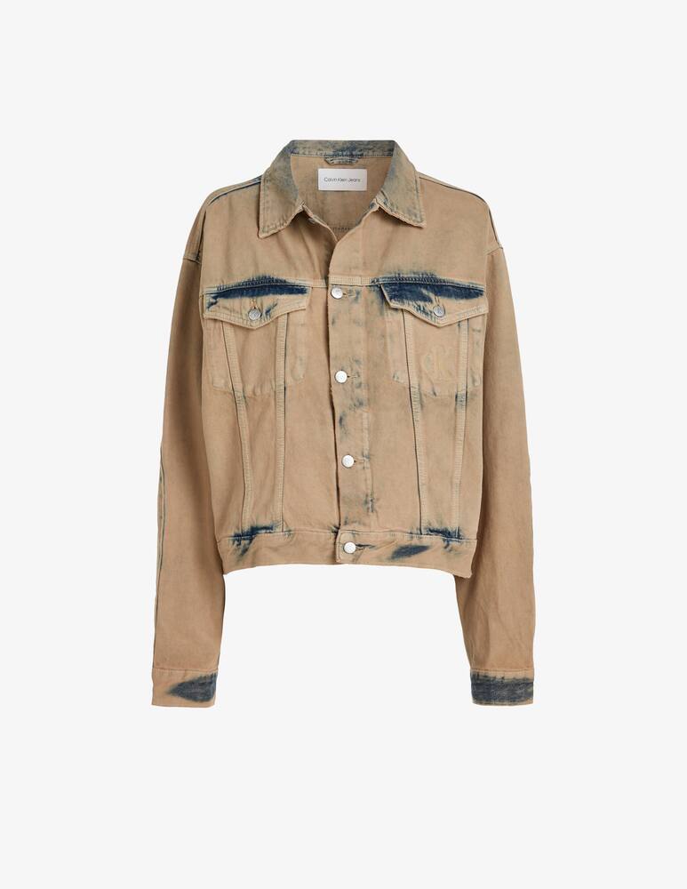 rinascente Calvin Klein Jeans Acid washed boxy panel denim jacket