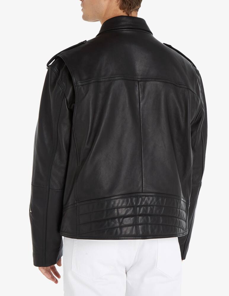 Calvin Klein Jeans Giacca biker pelle - immagine 2