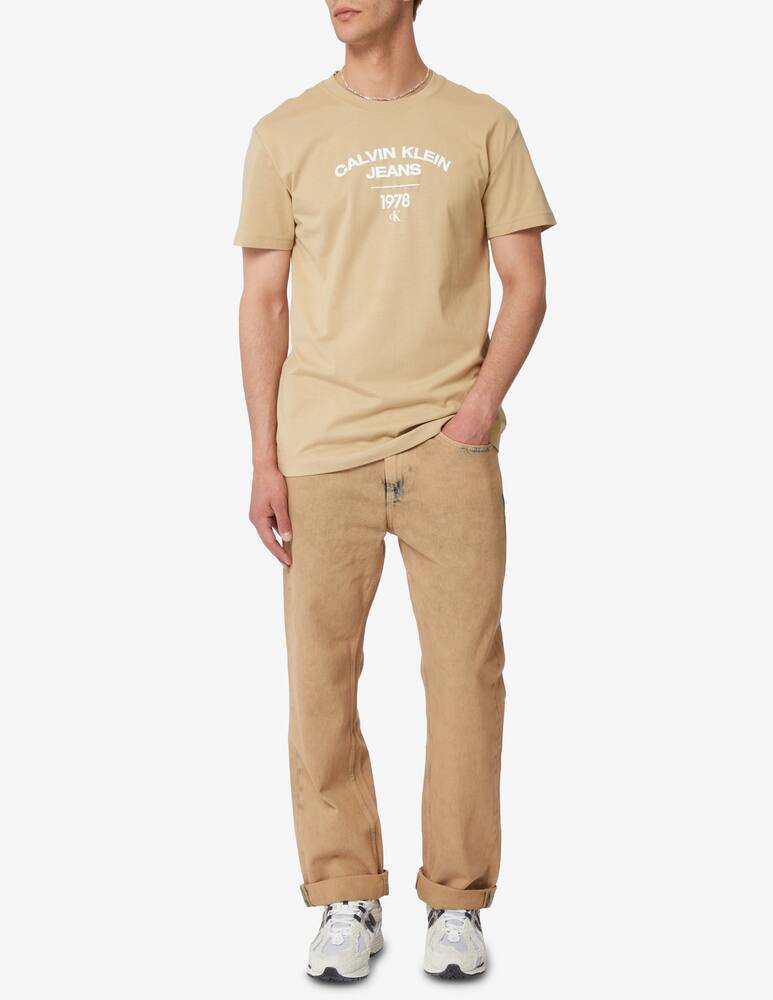 rinascente Calvin Klein Jeans Varsity curve logo shirt