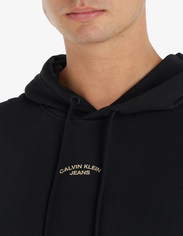 rinascente Calvin Klein Jeans Felpa con cappuccio canvas back graphic
