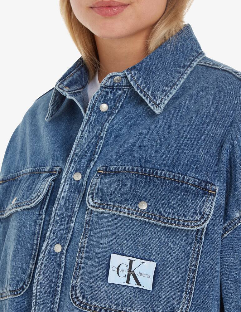 rinascente Calvin Klein Jeans Camicia crop oversize