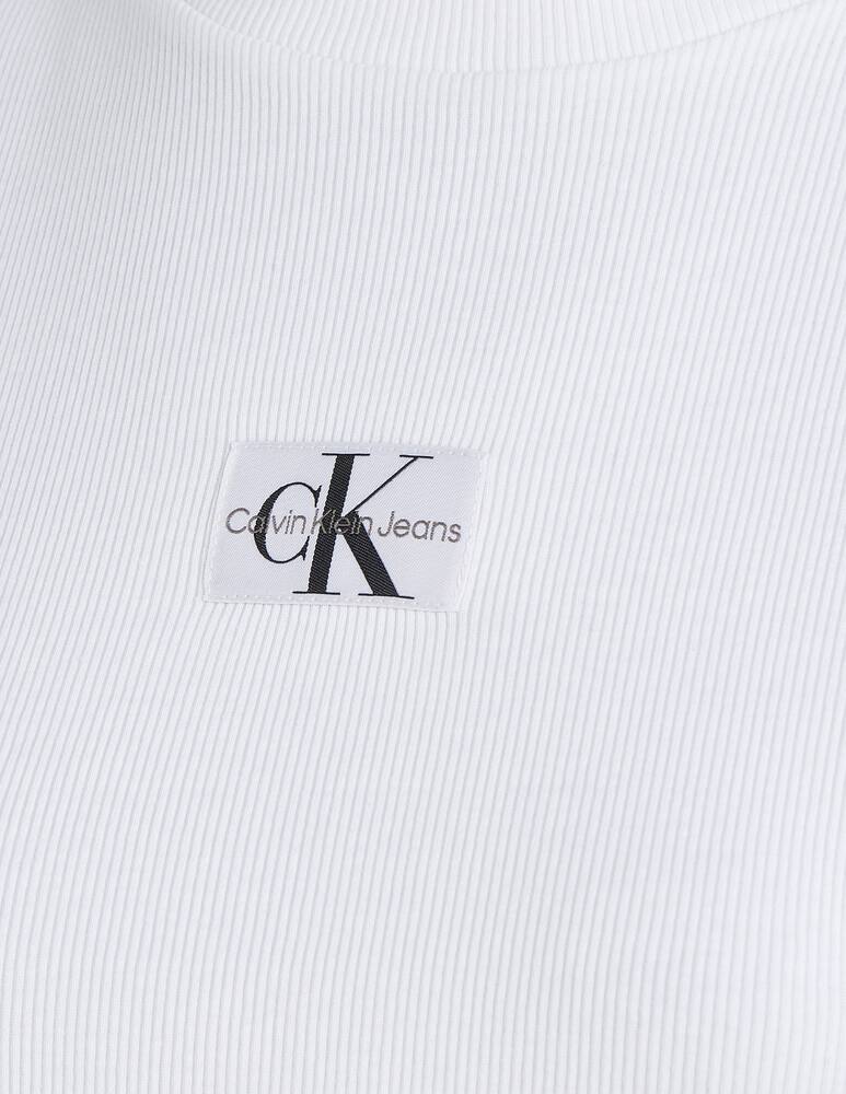 Calvin Klein Jeans Badge rib short sleeve top - picture 4 Calvin Klein Jeans Badge rib short sleeve top - picture 4