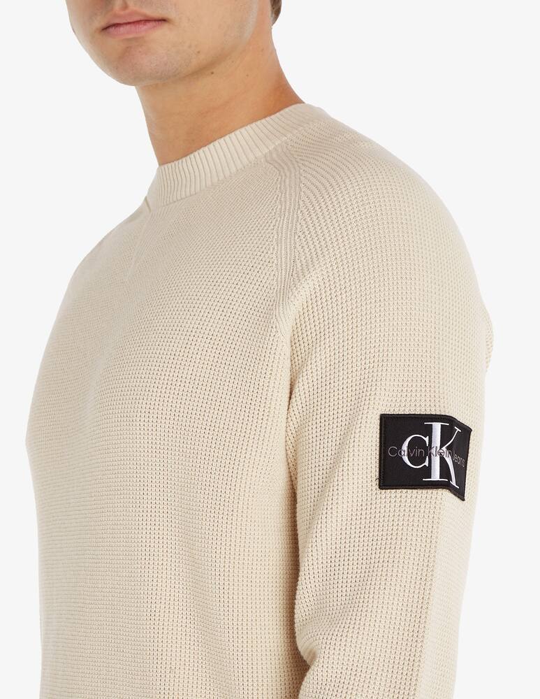 rinascente Calvin Klein Jeans Maglia girocollo badge manica