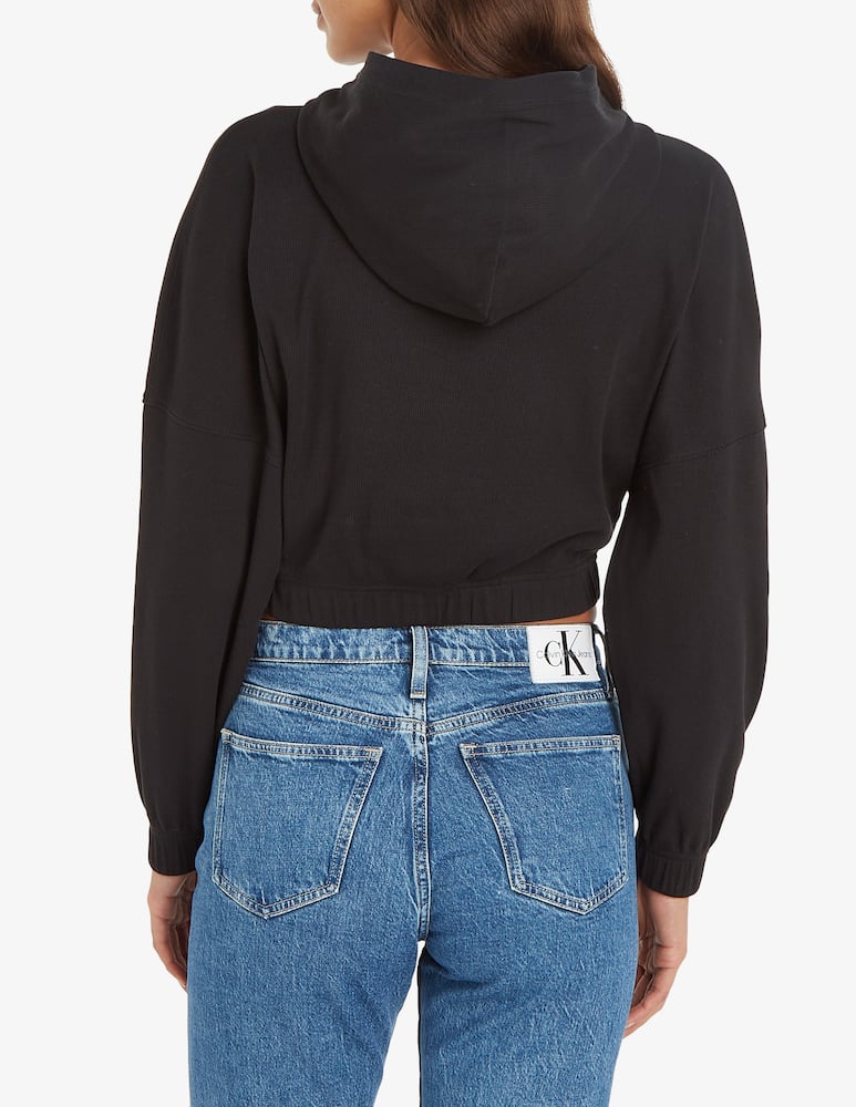 rinascente Calvin Klein Jeans Felpa con cappuccio a costine