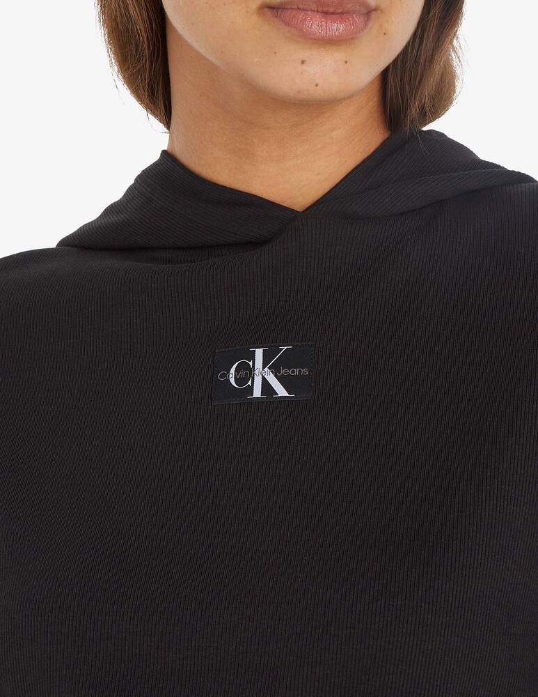 rinascente Calvin Klein Jeans Felpa con cappuccio a costine