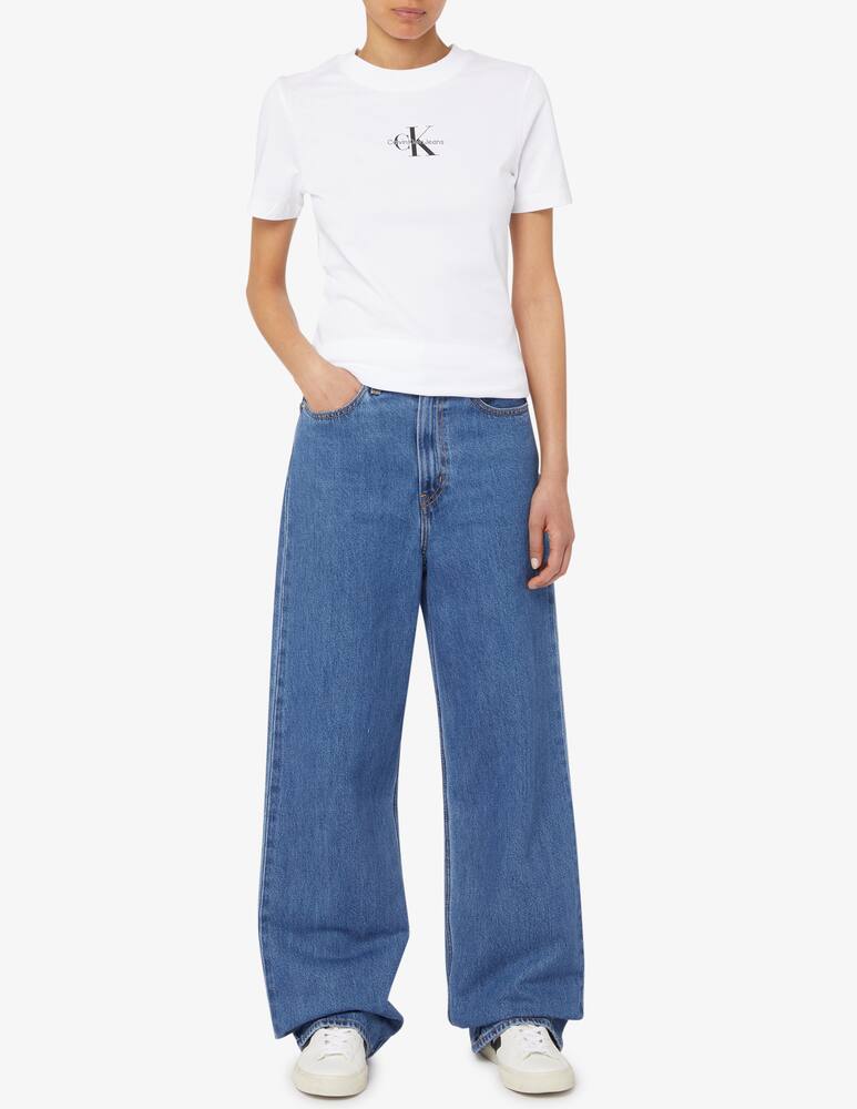 rinascente Calvin Klein Jeans T-shirt monologo slim fit