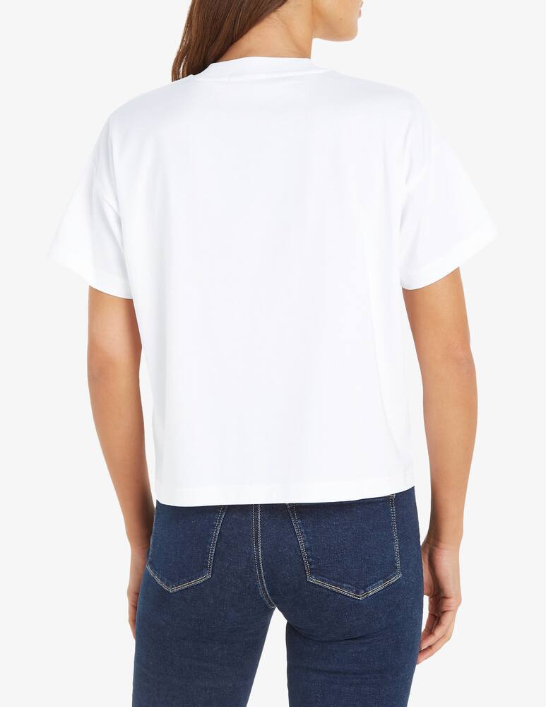 rinascente Calvin Klein Jeans T-shirt con toppe in tela