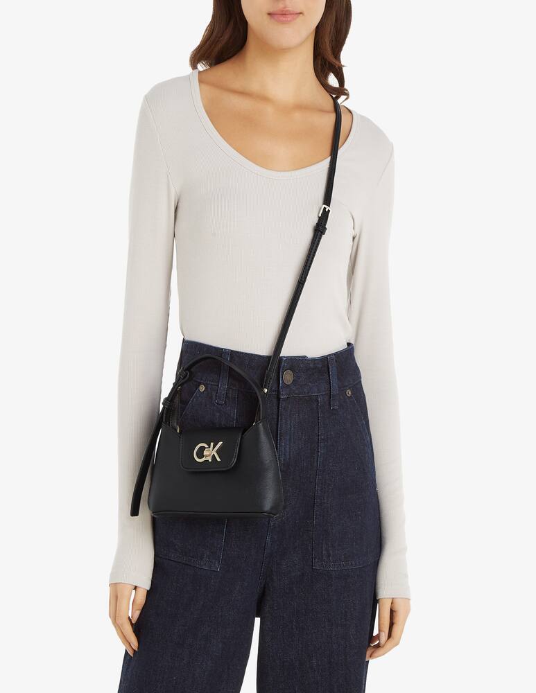 rinascente Calvin Klein Re-lock S crossbody flap