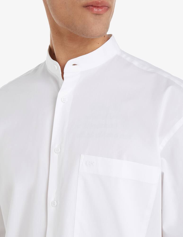 rinascente Calvin Klein Camicia coreana poplin stretch