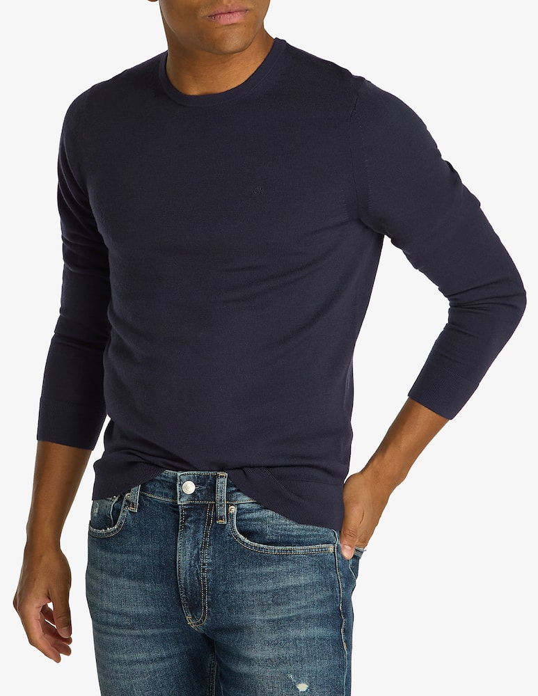 Calvin Klein Maglia girocollo lana merino - immagine 1 Calvin Klein Maglia girocollo lana merino - immagine 1