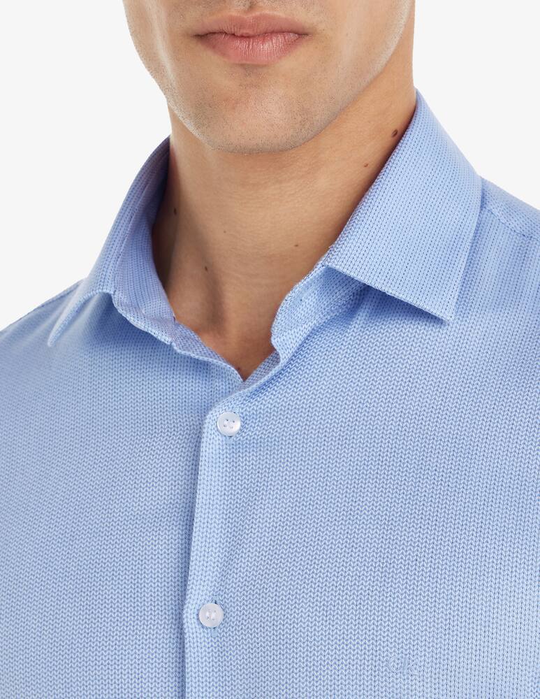 rinascente Calvin Klein Stretch collar slim shirt chevronne