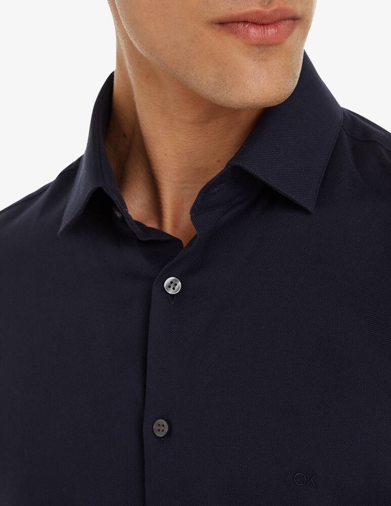 rinascente Calvin Klein Structured stretch collar slim fit shirt