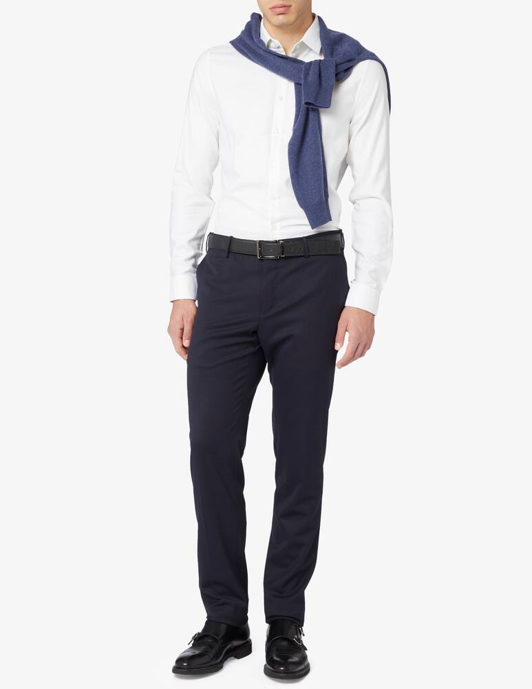 rinascente Calvin Klein Camicia stretch collar slim fit chevronne