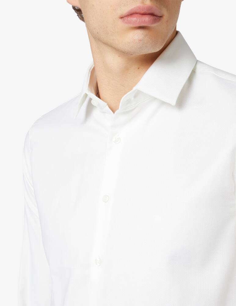 rinascente Calvin Klein Camicia stretch collar slim fit chevronne