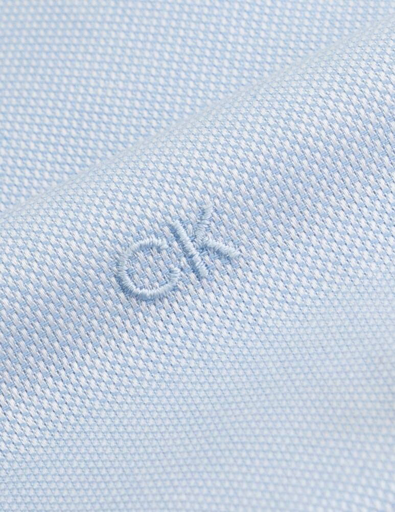 rinascente Calvin Klein Structure solid slim fit shirt