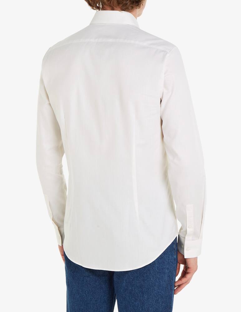 rinascente Calvin Klein Structure solid slim fit shirt