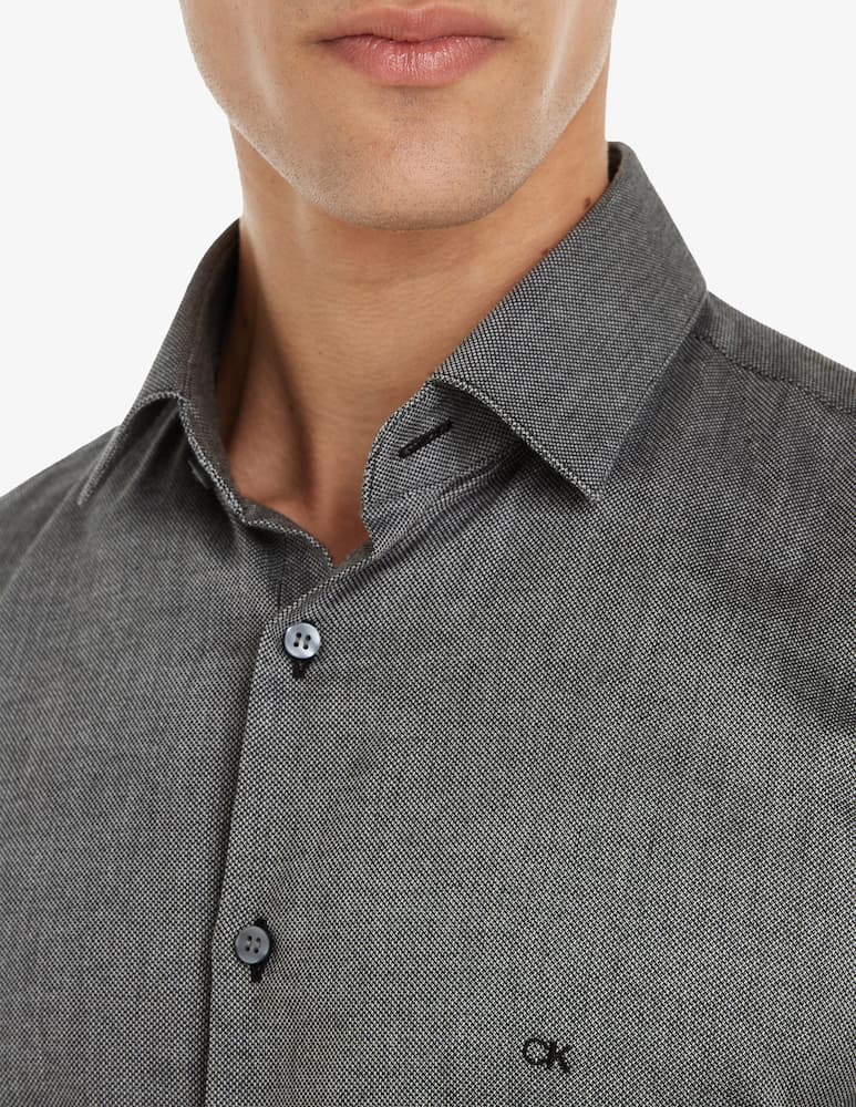 rinascente Calvin Klein Heather structure slim shirt