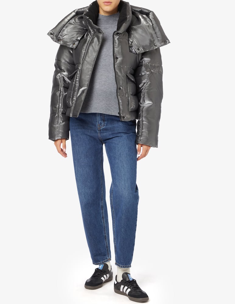 rinascente Calvin Klein Jeans Liquid metal puffer jacket