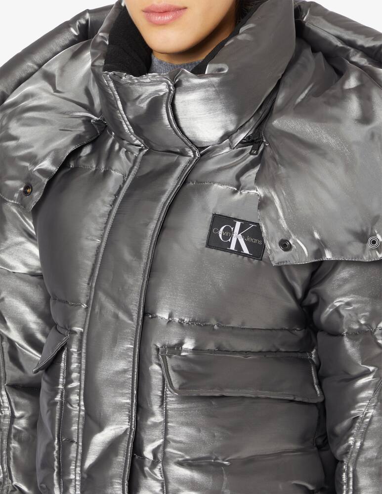 rinascente Calvin Klein Jeans Liquid metal puffer jacket