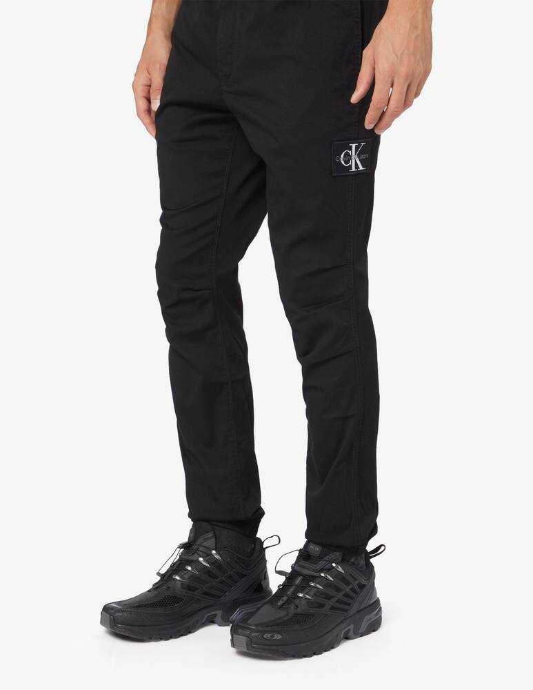 rinascente Calvin Klein Jeans Chino monologo badge trousers