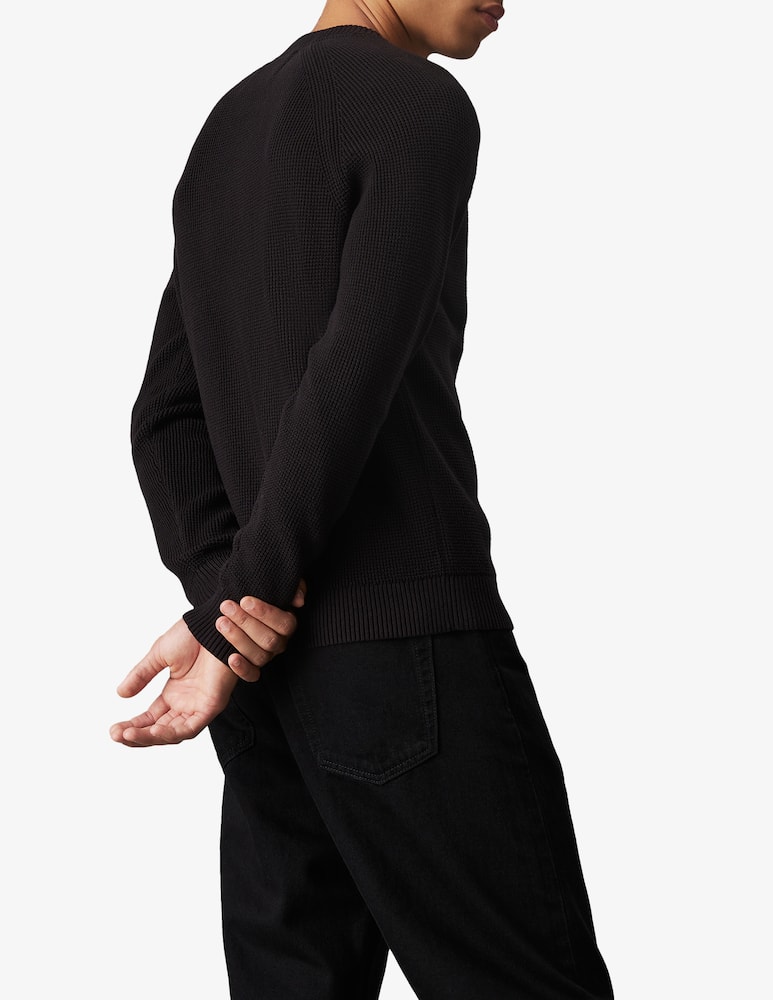 Calvin Klein Jeans Maglia girocollo easy badge laterale - immagine 3 Calvin Klein Jeans Maglia girocollo easy badge laterale - immagine 3