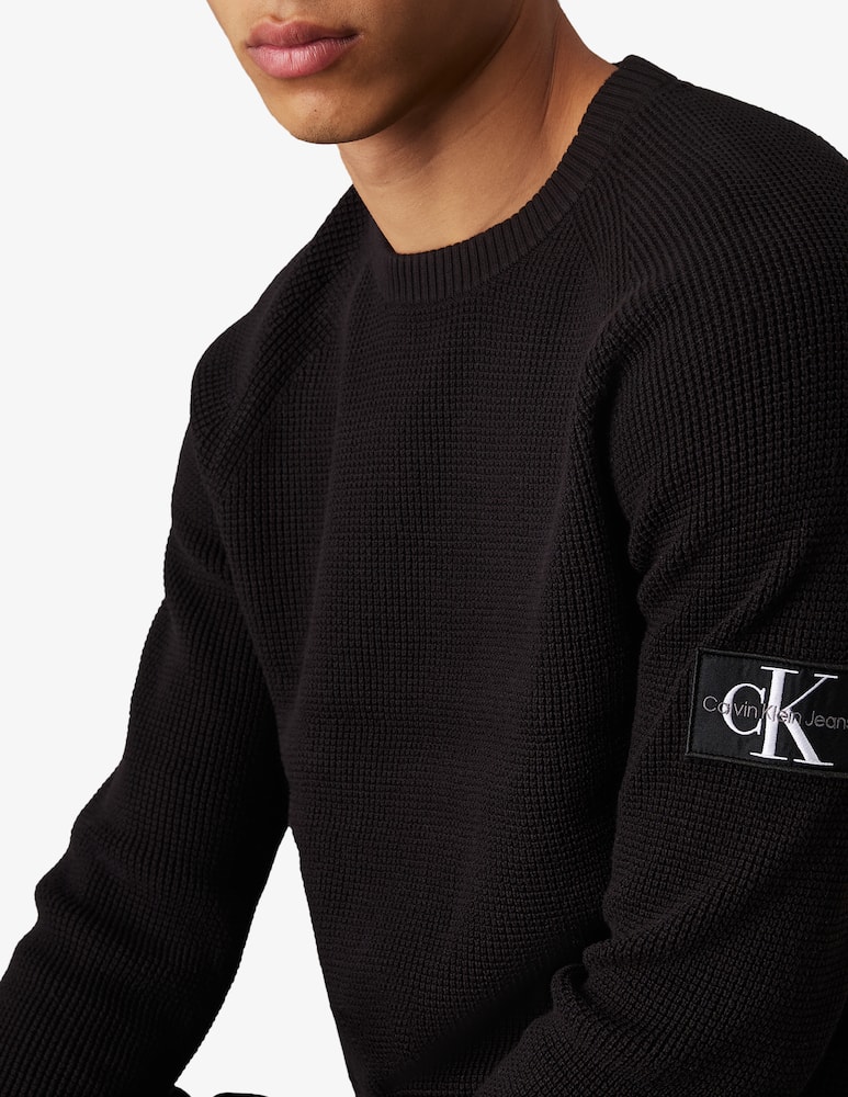 Calvin Klein Jeans Maglia girocollo easy badge laterale - immagine 4 Calvin Klein Jeans Maglia girocollo easy badge laterale - immagine 4