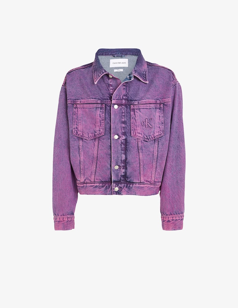 rinascente Calvin Klein Jeans Denim acid trucker jacket