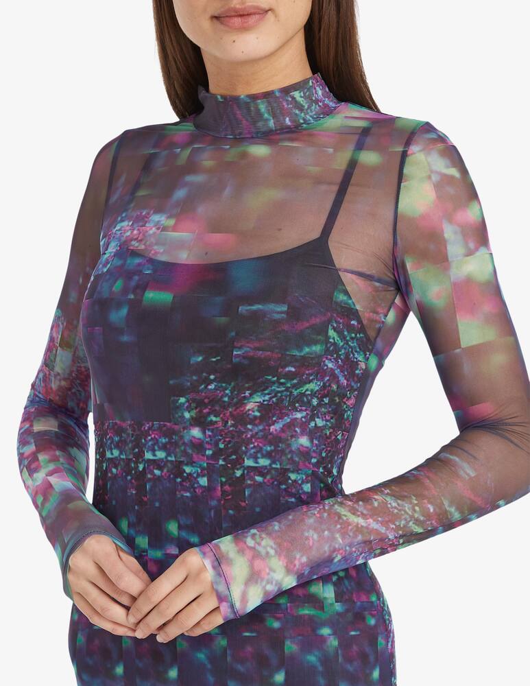 rinascente Calvin Klein Jeans Abito a maniche lunghe in rete