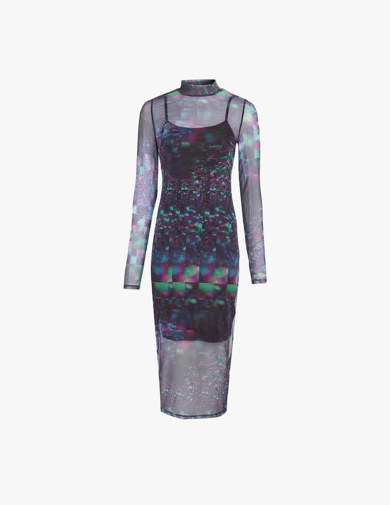 rinascente Calvin Klein Jeans Abito a maniche lunghe in rete