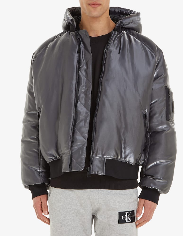 Calvin Klein Jeans Liquid metal puffer jacket - picture 1 Calvin Klein Jeans Liquid metal puffer jacket - picture 1