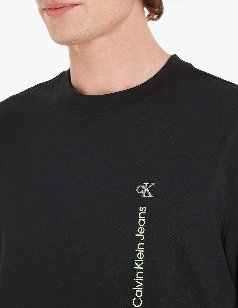 rinascente Calvin Klein Jeans Vert institutional t -shirt