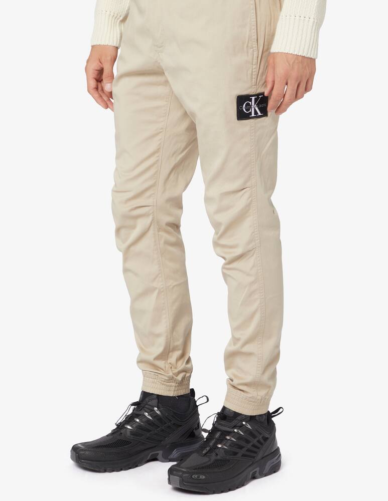 rinascente Calvin Klein Jeans Chino monologo badge trousers