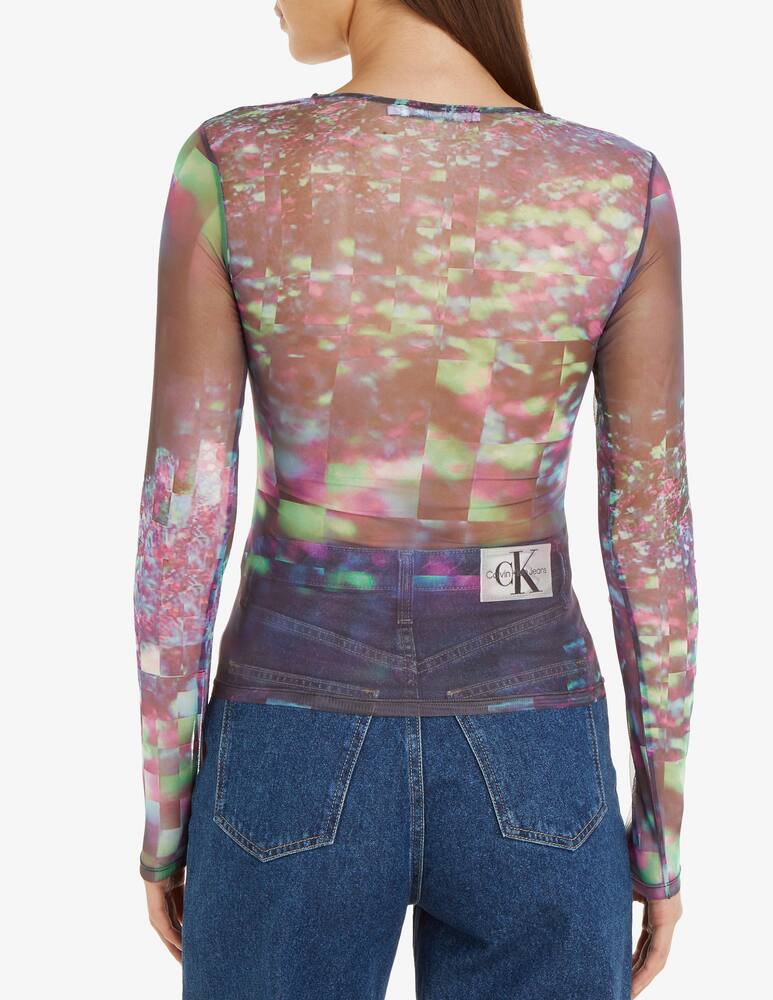 rinascente Calvin Klein Jeans Maglia manica lunga in rete Galaxy