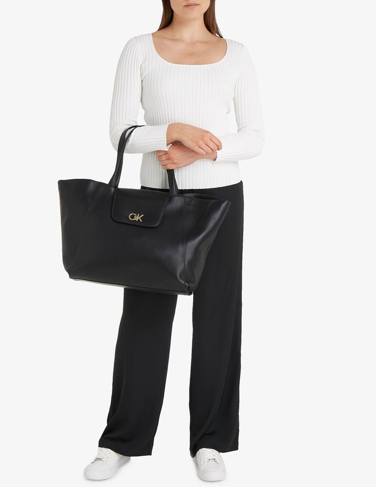 rinascente Calvin Klein Re-lock tote bag with flap