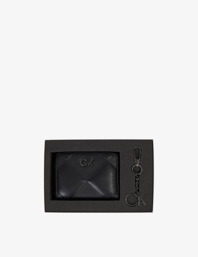 rinascente Calvin Klein Gift set CK quilted wallet and key ring