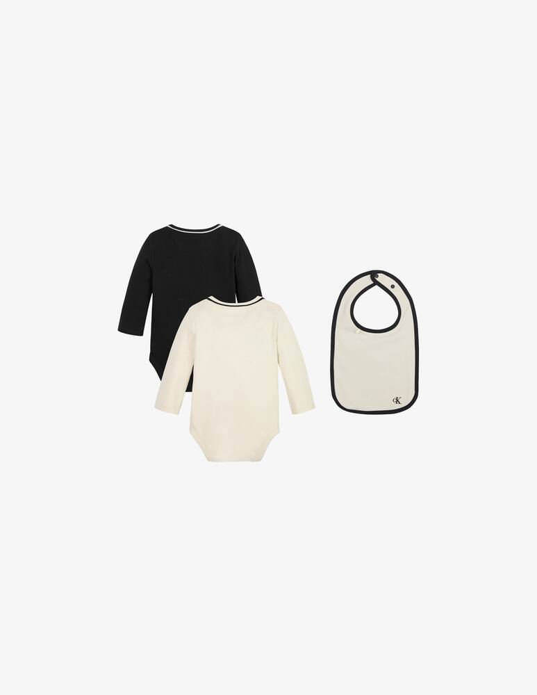 Calvin Klein Set body e bavaglino monogram - immagine 3 Calvin Klein Set body e bavaglino monogram - immagine 3