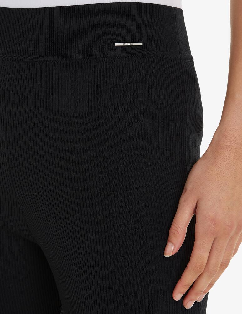 rinascente Calvin Klein Iconic rib flared pants