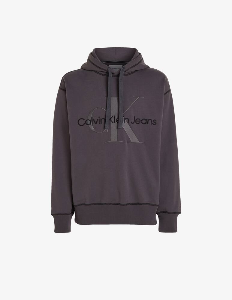 rinascente Calvin Klein Jeans Felpa con cappuccio monologo washed