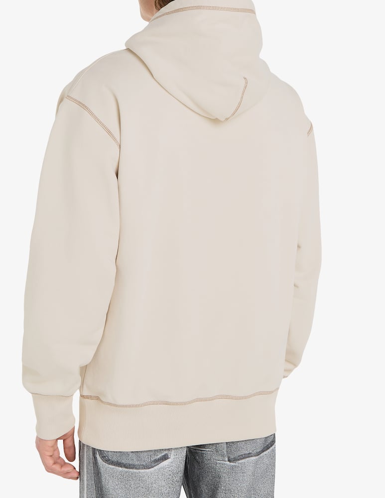 Calvin Klein Jeans Felpa con cappuccio monologo washed - immagine 2 Calvin Klein Jeans Felpa con cappuccio monologo washed - immagine 2