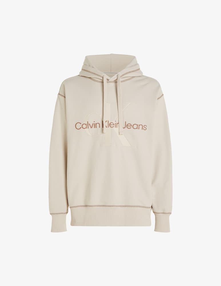 Calvin Klein Jeans Felpa con cappuccio monologo washed - immagine 4 Calvin Klein Jeans Felpa con cappuccio monologo washed - immagine 4