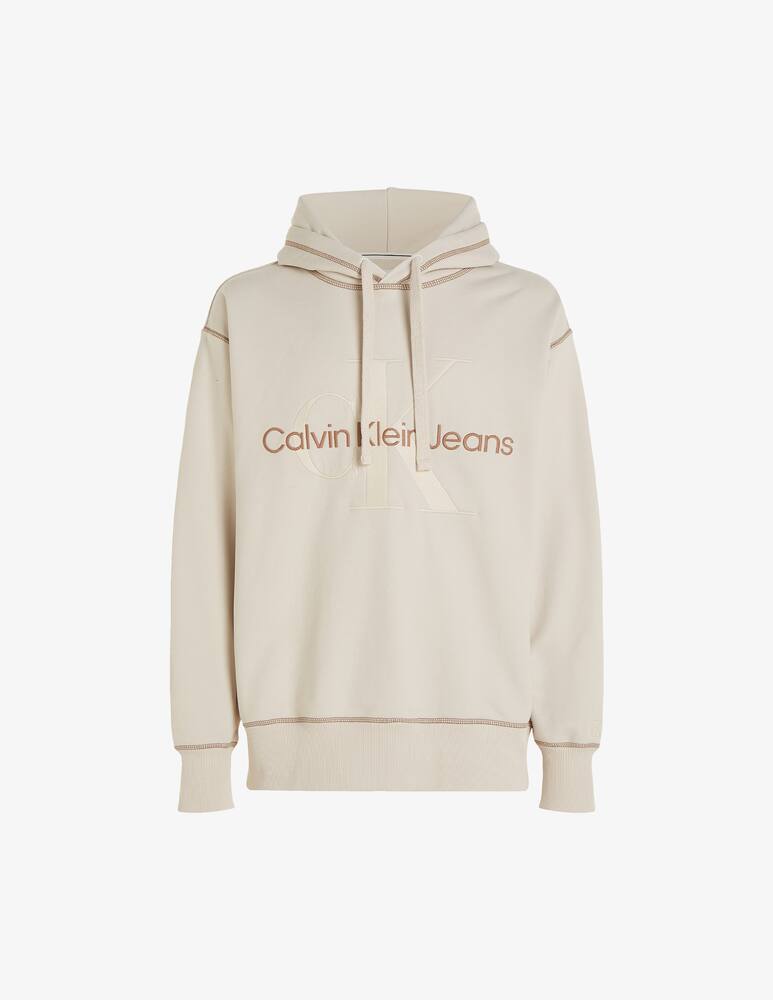rinascente Calvin Klein Jeans Felpa con cappuccio monologo washed