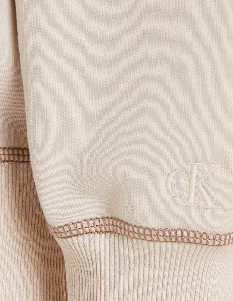 Calvin Klein Jeans Felpa con cappuccio monologo washed - immagine 6 Calvin Klein Jeans Felpa con cappuccio monologo washed - immagine 6