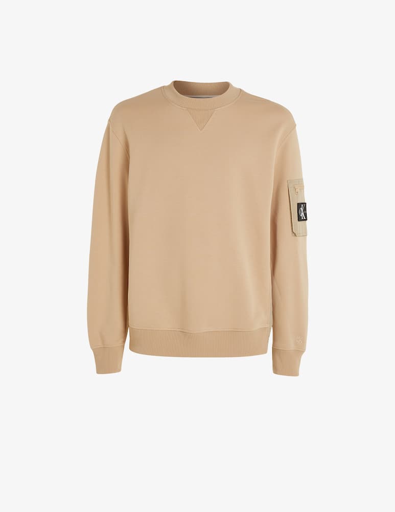 rinascente Calvin Klein Jeans Badge ripstop sweatshirt