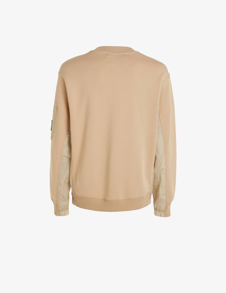 rinascente Calvin Klein Jeans Badge ripstop sweatshirt