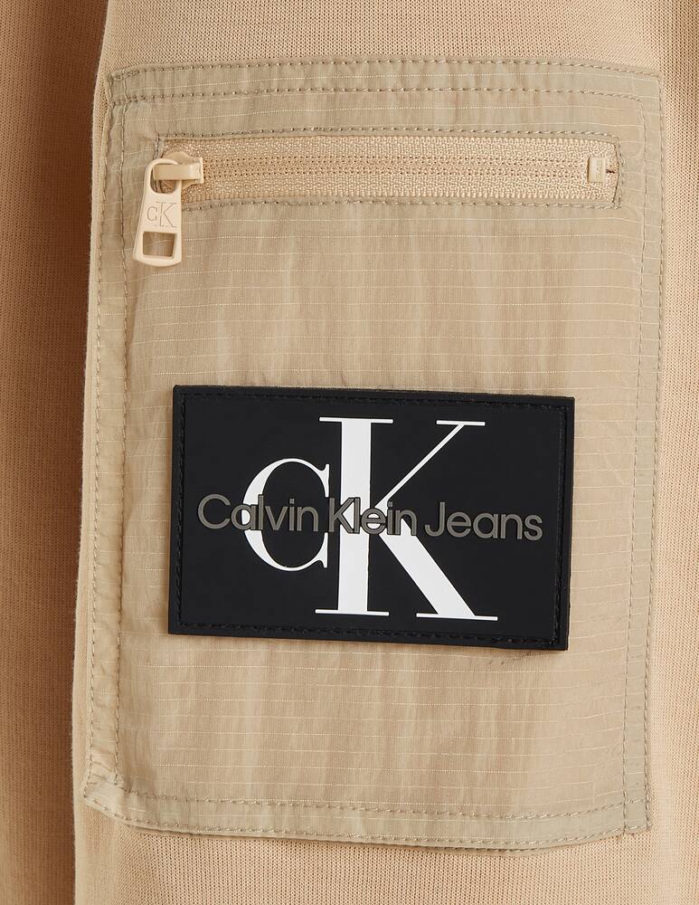 rinascente Calvin Klein Jeans Badge ripstop sweatshirt