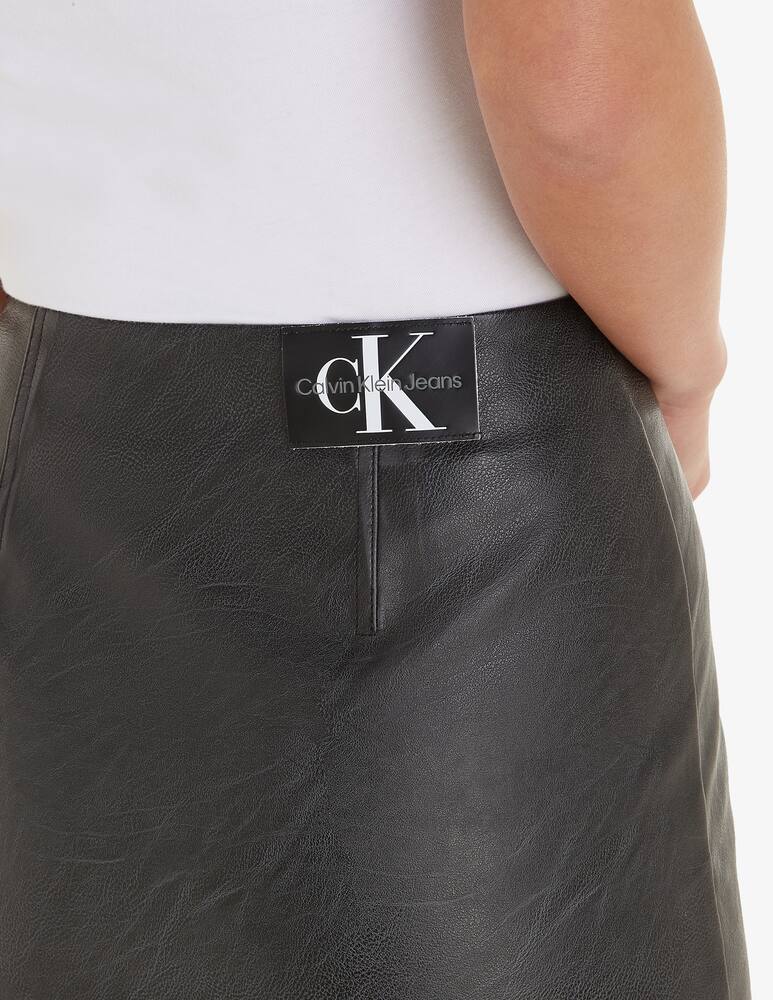 rinascente Calvin Klein Jeans Faux leather skirt