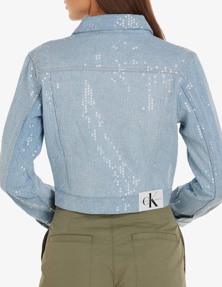 rinascente Calvin Klein Jeans Denim cropped 90s jacket