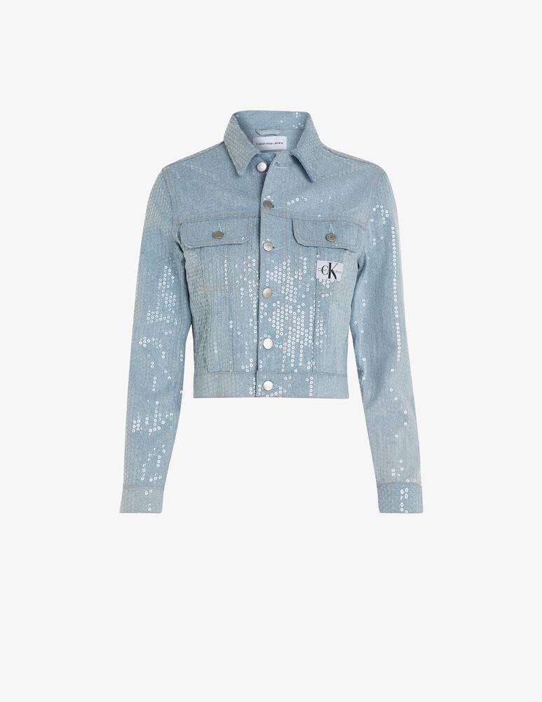 rinascente Calvin Klein Jeans Denim cropped 90s jacket