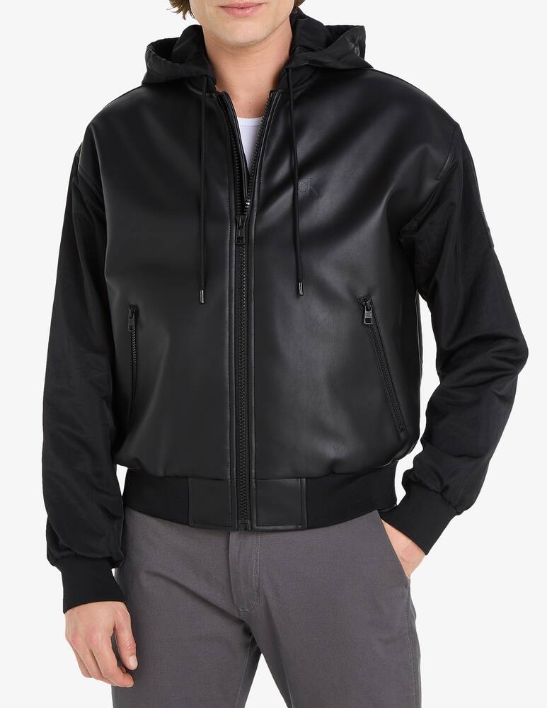 Calvin Klein Jeans Hooded bomber jacket - picture 1 Calvin Klein Jeans Hooded bomber jacket - picture 1