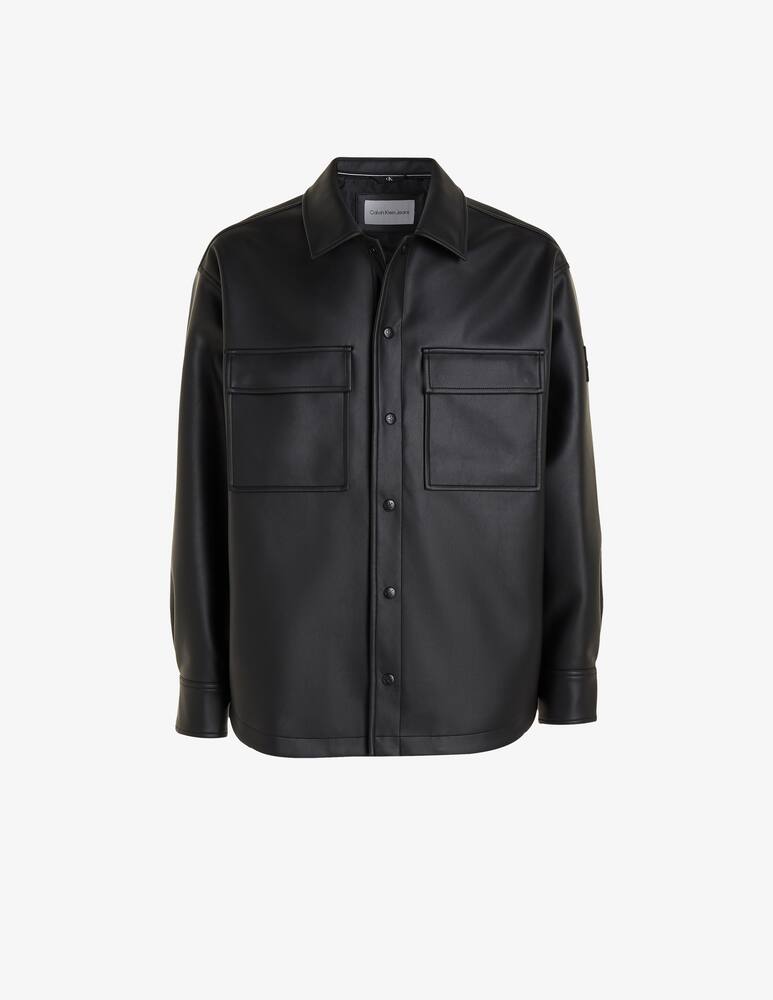 rinascente Calvin Klein Jeans Sovracamicia faux leather